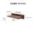 Dandre Walnut Solid Wood Floating Shelf-104586989