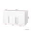 Armoires, rangement mural empilable avec tablettes mobiles, P 15,75 po x l 35,43 po x H 19,69 po | Blanc cassé | Minimaliste