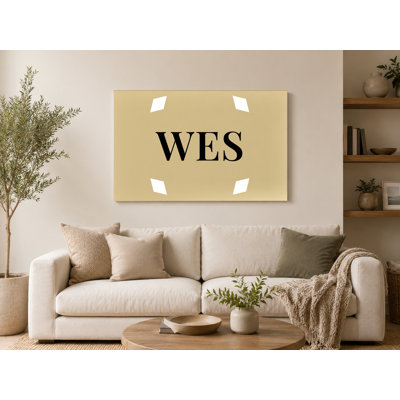 West Lafayette Luxury Diamond Monogram — White Old Gold Black