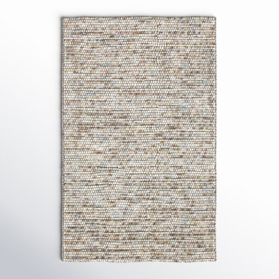 Elle Handmade Flatweave Area Rug in Ivory / Multi