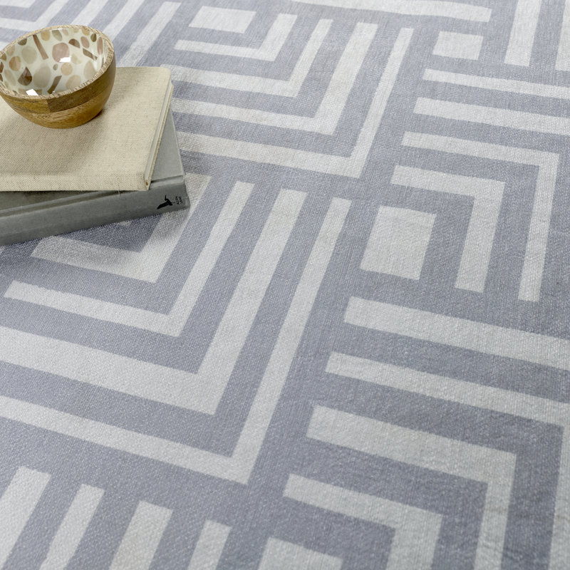 Lochlann Geometric Area Rug, Rectangle 80cm x 150cm