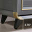 Rangement pour chaussures en alliage d'aluminium gris