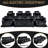 124.4 Inch Power Recliner 4 PC Set With Top-Grain Nappa Leather, Fully Adjustable Relaxation, Smart Charging, And Dynamic RGB LED Lighting, Recliner-1936648128