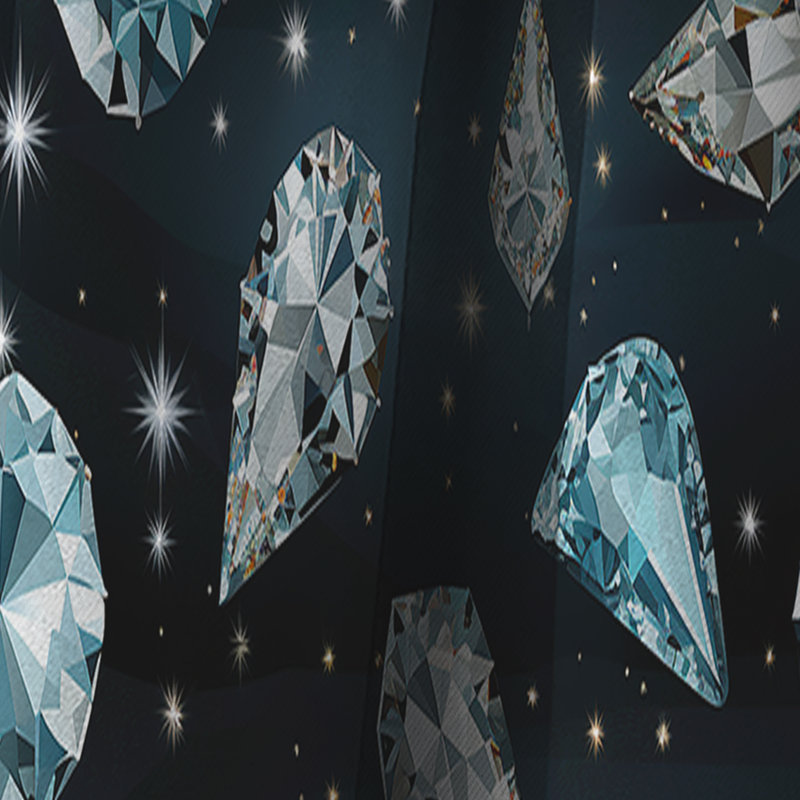 Rideau occultant en cristal Crystal Diamond Glamour Dream II - Glam Feather, L 52 po x L 84 po