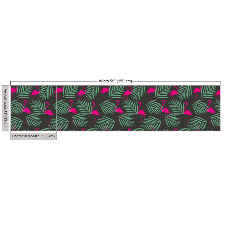 Tissu flamant rose, l 36 po x L 360 po