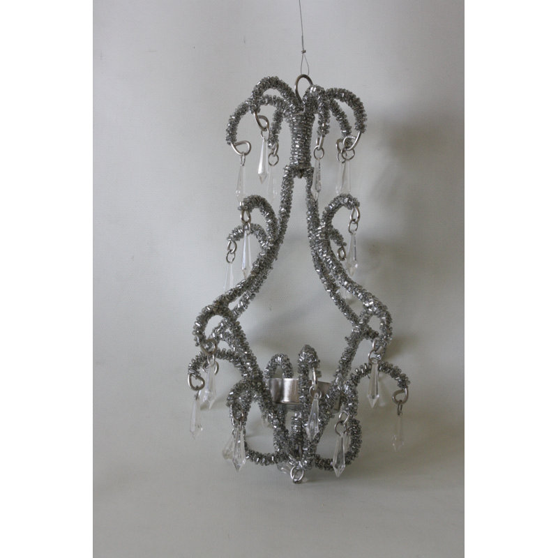 Votive suspendue en verre