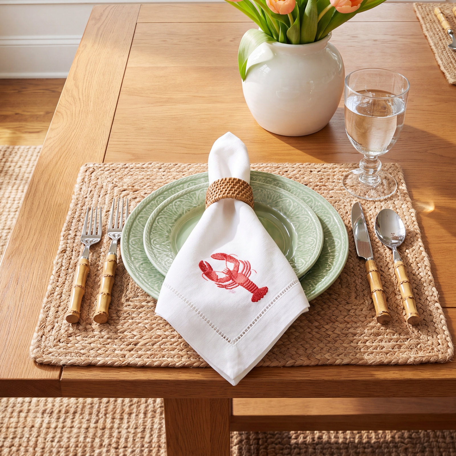 The Broderie Collection The Broderie Cotton Napkin