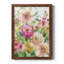 Jardin de fleurs - Toile encadrée de qualité supérieure - prête à être accrochée-61352945-61352944