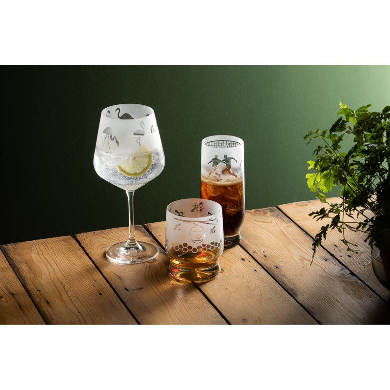 Dartington Crystal Aspect Shooting Scene 350ml Drinking Glass