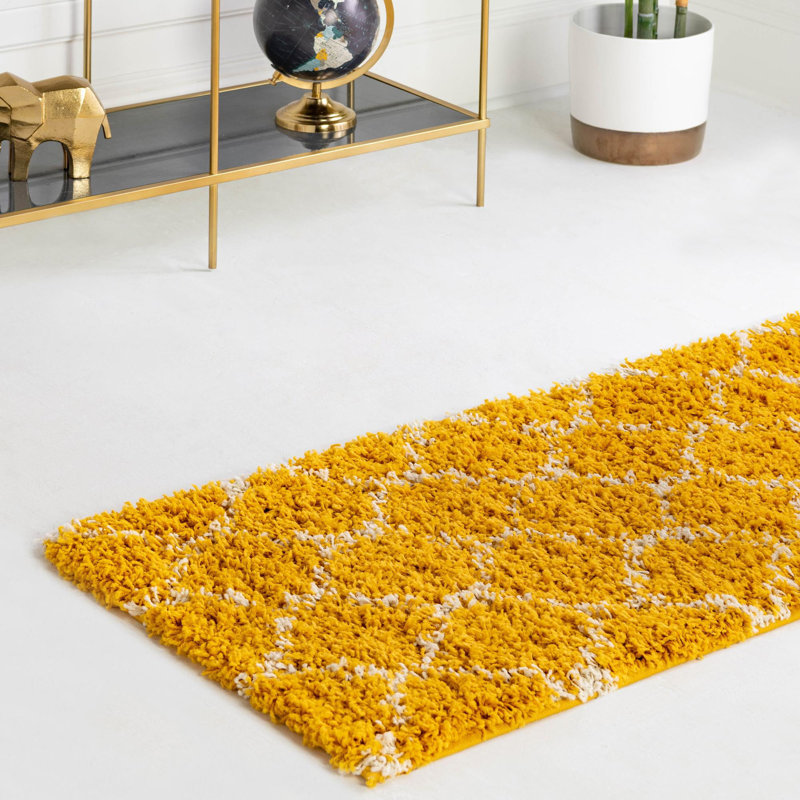 Denerio Geometric Indoor Rug, Runner 3'3" x 5'