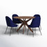 Cobos 5-Piece 47.25" Round Dining Set