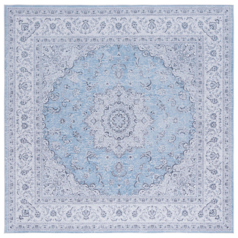 Tucson Performance Machine Washable Oriental Rug, Square 6'