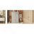 3-Door Shutter Wardrobe With Shelves