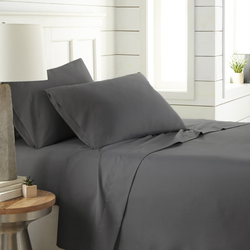 Classic Collection From Southshore Fine Linens Classic Sheet Set, California King, Slate