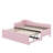 Twin Size Upholstered L-Shaped Upholstered Daybed With Trundle-115271453
