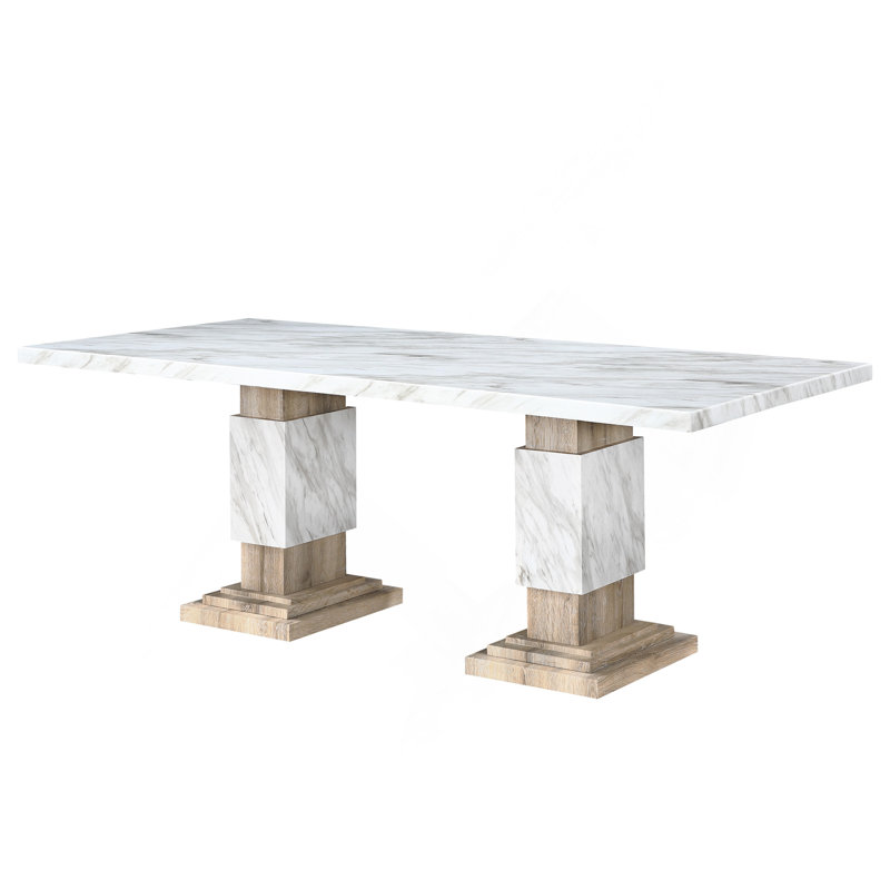 STACEY BEIGE DINING TABLE