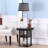 Madison 56 in. Modern LED Bedside Table Lamp with Fabric Drum Shade and Built-In USB Port