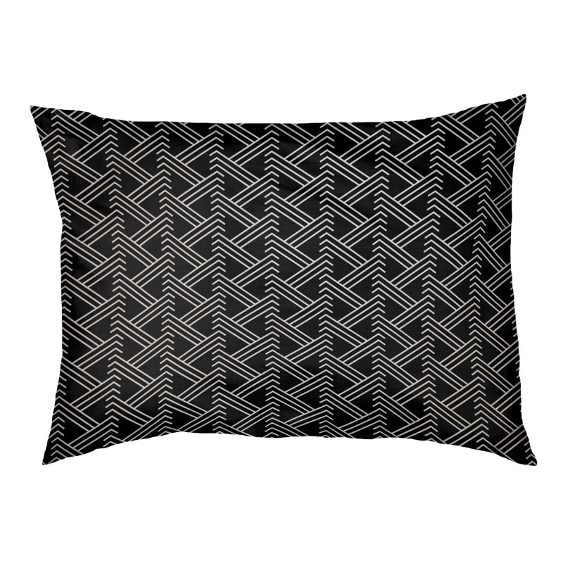 Coussin pour chien Chen, Grand (l 50 po x P 7 po x H 40 po), Noir