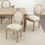 Chaise de salle à manger rembourrée en bois massif à dossier très Louis H 20 po Amando-763825503