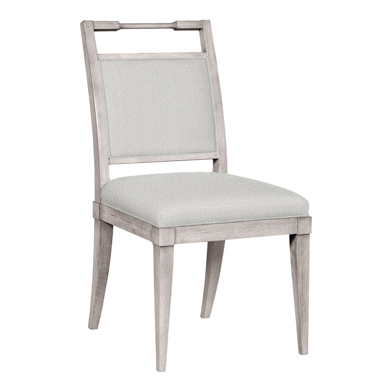 Maria Dining Side Chair, Dove Gray, Callaloo Cotton