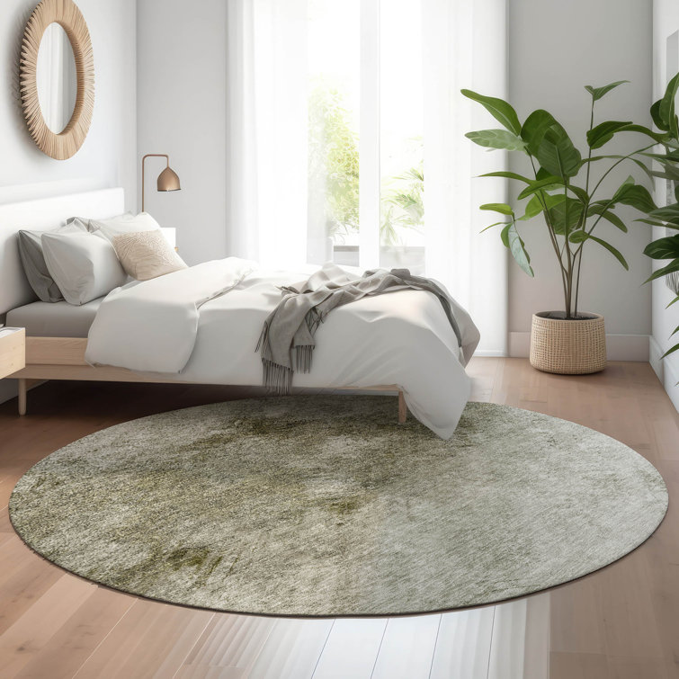 Premium Machine Washable Cerrito AMF590 Taupe Rug