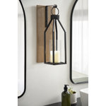 Martinek 1-Light Dimmable Metal Hardwired Wall Sconce