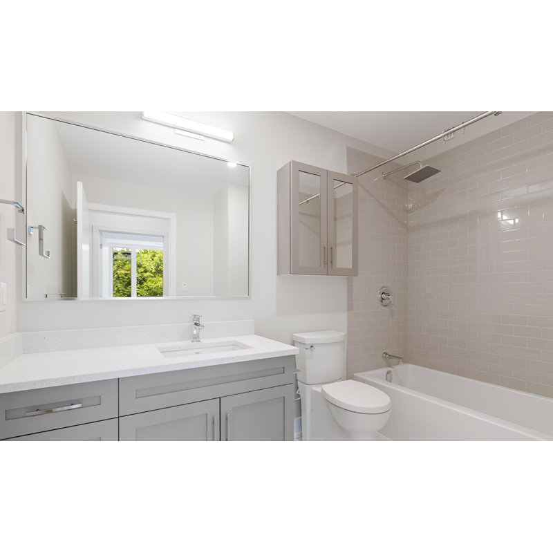 Lumières de meuble-lavabo DEL 20W 120V 3000/4000 / 5000K Finition nickel brossé réglable 1400LM, L 18 po