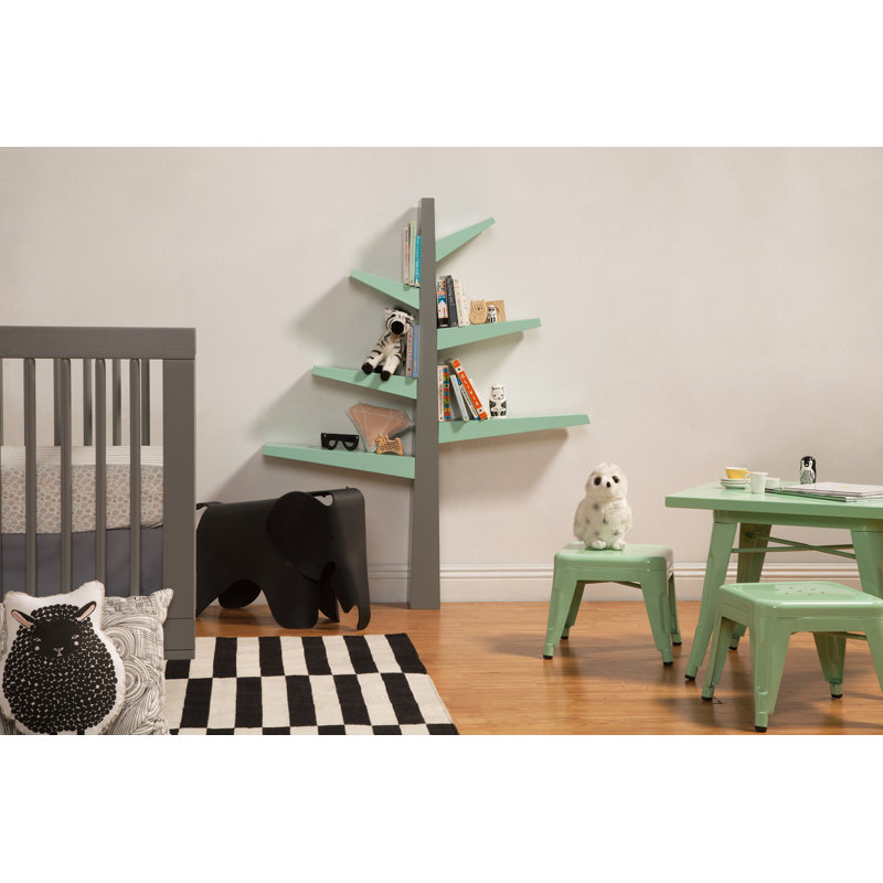 Spruce Tree 51" H x 41" W Kids Bookcase, Honey