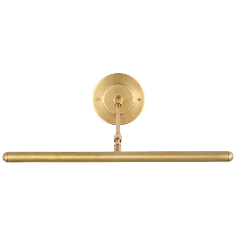 Emery LED Wall Mounted Picture Light By Amber Lewis, Hand-Rubbed Antique Brass