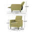 Canapé inclinable en tissu Mid-Century-1567147420