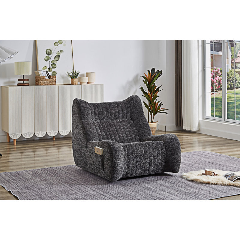 Fauteuil d'appoint Lazy, Gris