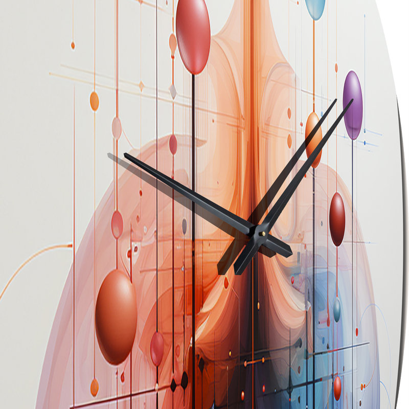 Horloge murale en métal, Grand