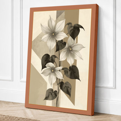 Flowering Plant Study Botanical - Wrapped Canvas