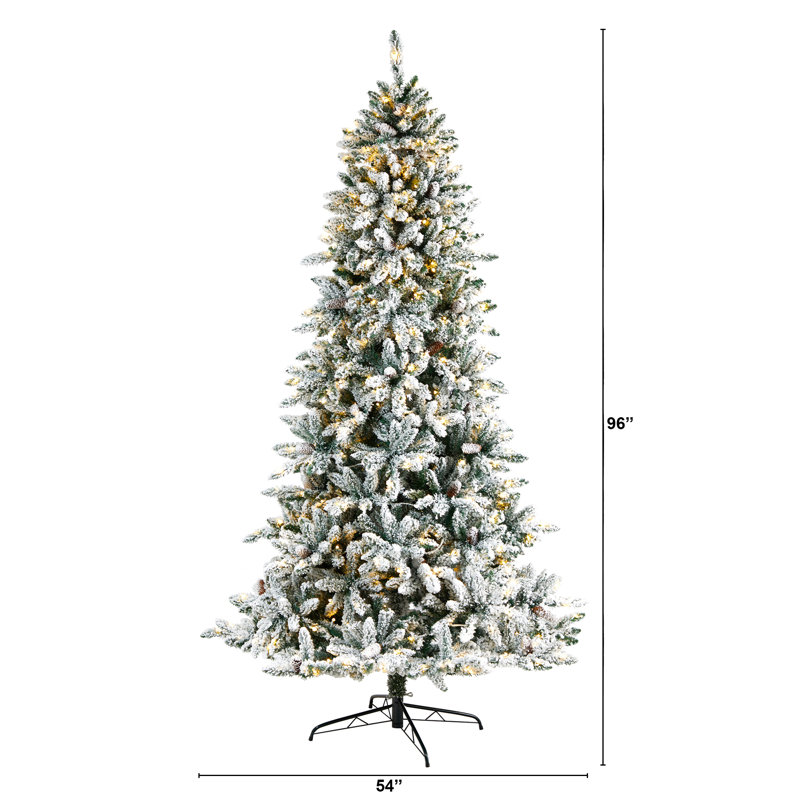 Easy Set-Up 8' Lighted Christmas Tree