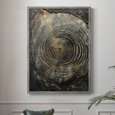 ABSTRACT Series CC, reproduction encadrée - bois massif