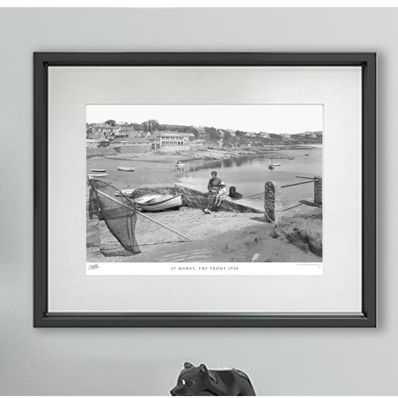 St Mawes, The Front 1930 by Francis Frith - Single Picture Frame Print, 45cm H x 60cm W x 2.3cm D