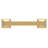 Studio Collection Pull - 3-3/4" Center to Center Cabinet Pull Brushed Golden Brass - Transitional Hardware for Drawers & Cabinets-112308021-98948018