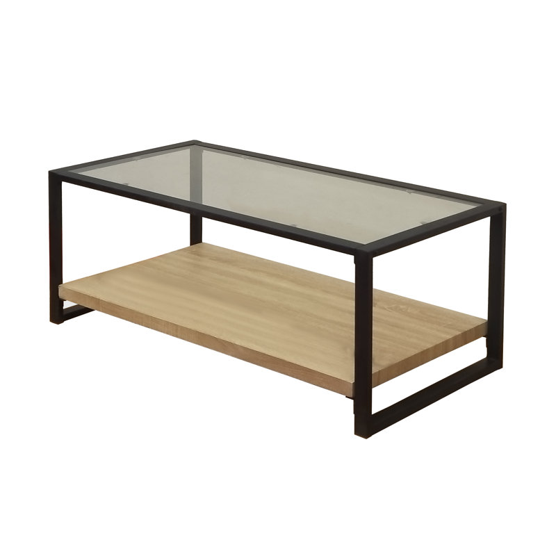 Saechao Frame Coffee Table with Storage