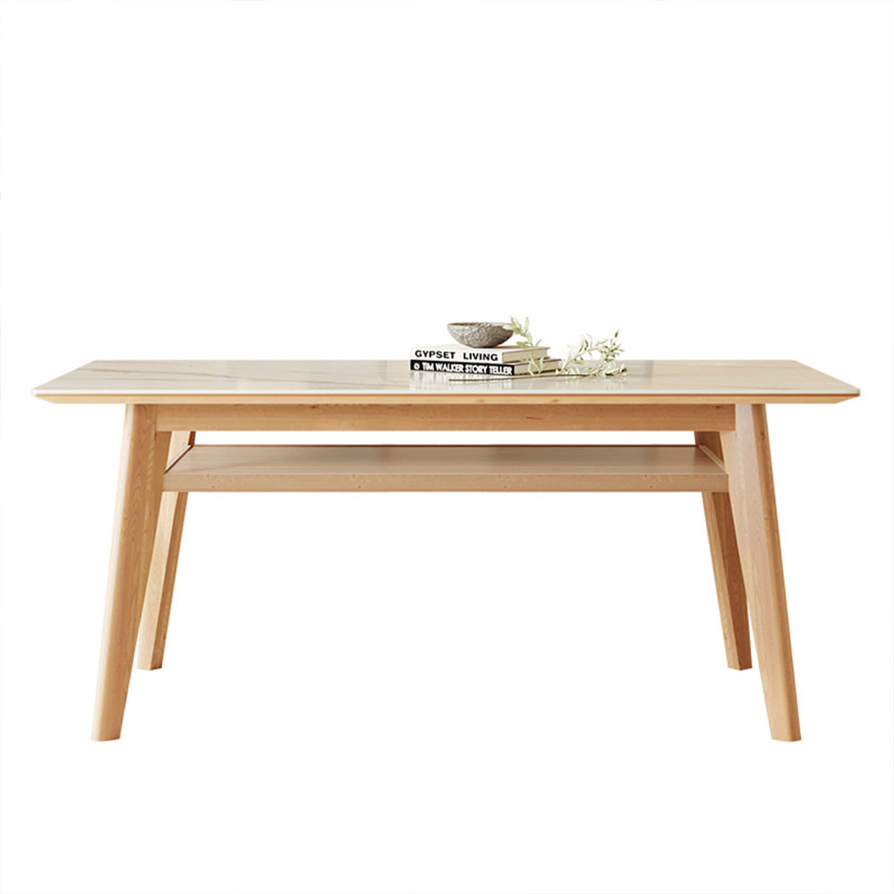 SIMPLE Rectangular wooden table By Very Wood