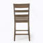 Ensemble de 2 tabourets de comptoir en bois rembourrés Farmhouse