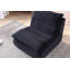 Fauteuil d'appoint rembourré en velours côtelé avec dossier moelleux Demagu-112547694