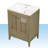 Chirezza 24'' Single Bathroom Vanity with Ceramic Top