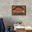  «Autumn Days 1 Dark» par Laura Marshall, art mural sur toile, 26 po x 18 po