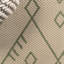 Tapis intérieur / extérieur beige / vert Boho-350050489