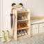 Organisateur de bibliothèque modulaire en bois pour enfants avec design d'ours pour chambre de bébé, chambre à coucher, salle de jeux, coin lecture - A-121595827