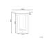 Pedestal End Table