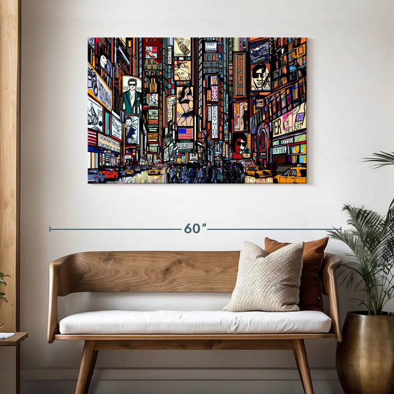 Lynelle New York City Bustle, 30" H x 45" W