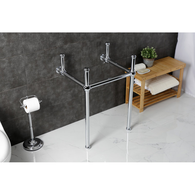 Kingston Brass Fauceture Brass Console Sink Legs, Polished Chrome
