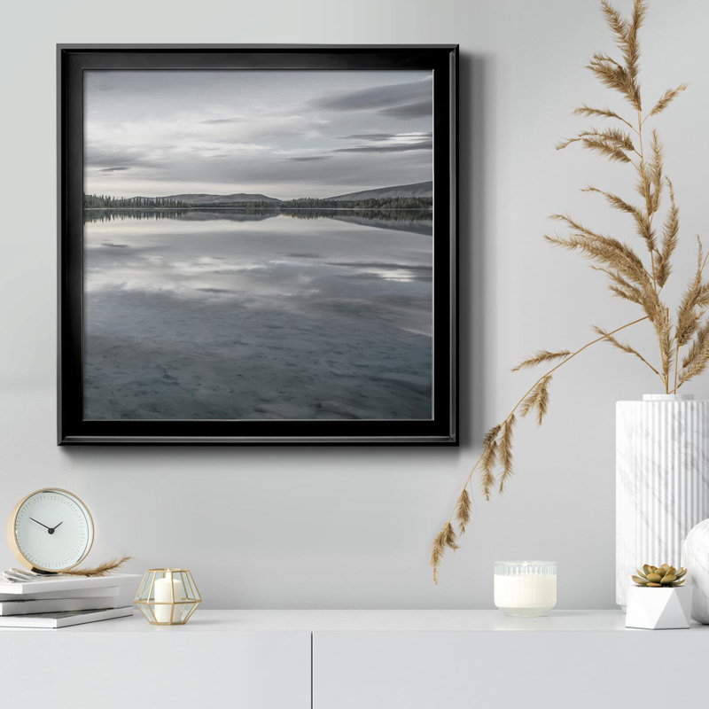 Serene Magic Hour - photographie encadrée sur toile, H 34,5 po x l 34,5 po x P 1,5 po, Cadre noir