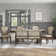 Aisja 6 - Person Extendable Trestle Dining Set